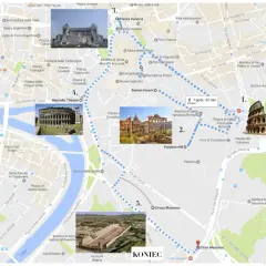 Trasa spacerowa po Rzymie i Watykanie: Koloseum, Forum Romanum, Palatyn, Cyrk Maximus, Teatr Marcellusa.