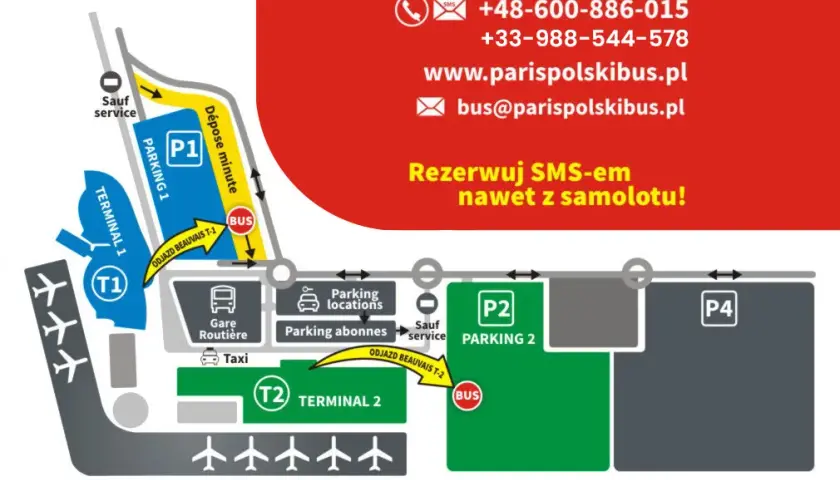 Jak dojechać z lotniska Paryż Beauvais do centrum bez zbędnych kosztów